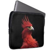Scarlet Phoenix Sits stolz Laptopschutzhülle (Vorne Rechts)
