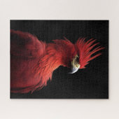 Scarlet Phoenix Sits stolz Puzzle (Horizontal)