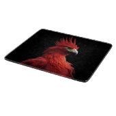 Scarlet Phoenix Sits stolz Schneidebrett (Ecke)