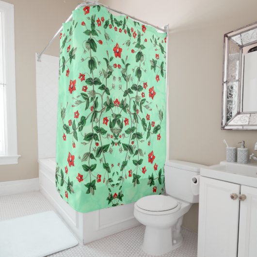 Scarlet Pimpernel Duschvorhang (Beispiel)