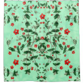 Scarlet Pimpernel Duschvorhang (Vorderseite)