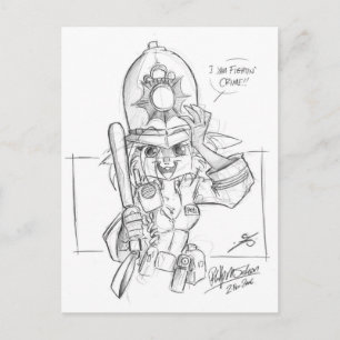 Scarlet_Police Postkarte