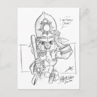 Scarlet_Police Postkarte