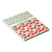 Scarlet Poppies und Buds Notepad oder Jotter Notizblock (angewinkelt)