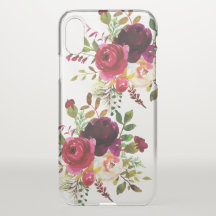 Scarlet Red Floral Bouquet Geschenk