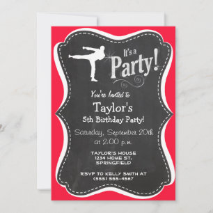 Scarlet Red Martial Arts Einladung