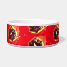 Scarlet Red Tulip Bowl Napf