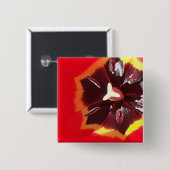 Scarlet Red Tulip Button (Vorne & Hinten)