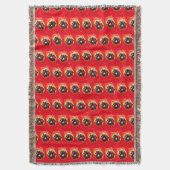 Scarlet Red Tulip Decke (Vorderseite Vertikal)