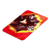 Scarlet Red Tulip Flexible Magnet (Linke Seite)