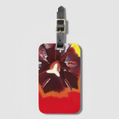 Scarlet Red Tulip Gepäckanhänger (Vorderseite Vertikal)