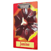 Scarlet Red Tulip Klemmbrett (Links)