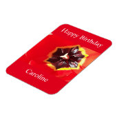 Scarlet Red Tulip Magnet (Linke Seite)