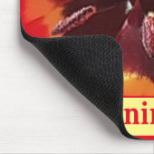 Scarlet Red Tulip Mousepad (Ecke)