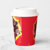 Scarlet Red Tulip Pappbecher (Links)