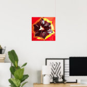 Scarlet Red Tulip Poster (Heimbüro)