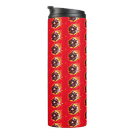 Scarlet Red Tulip Thermosbecher