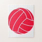 Scarlet Red Volleyball Puzzle (Vertikal)