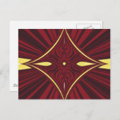 Scarlet Rope Postkarte (Vorne/Hinten)