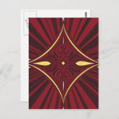 Scarlet Rope Postkarte (Vorne/Hinten)