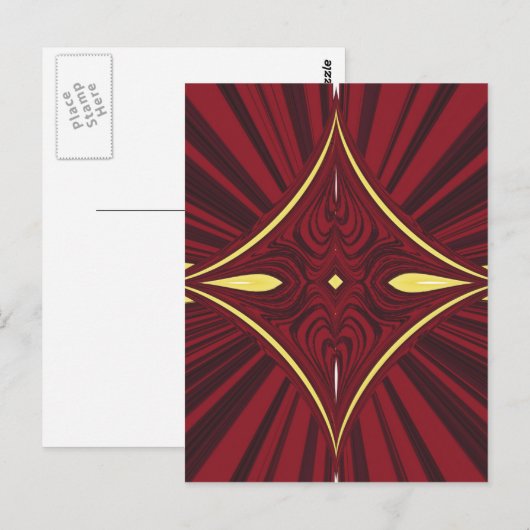 Scarlet Rope Postkarte (Vorne/Hinten)