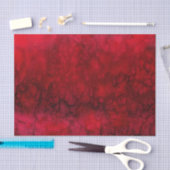 'Scarlet' Rote Seide Abstrakt Seidenpapier (Handwerk)