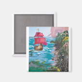 Scarlet Sails Magnet (Vorderseite/Rückseite)