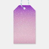 Scarlet Santa Hat Glow Geschenkanhänger (Rückseite)