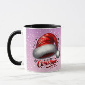 Scarlet Santa Hat Glow Tasse (Links)