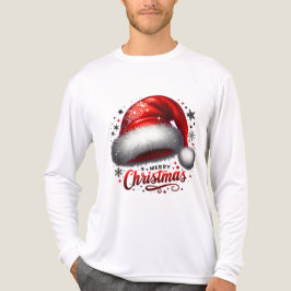 Scarlet Santa Hat Glow Tri-Blend Shirt