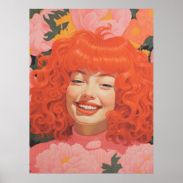 Scarlet Serenity Poster