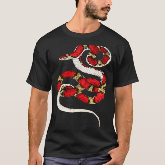 Scarlet Snake Portrait T-Shirt (Vorderseite)