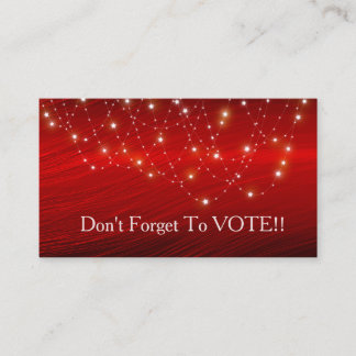 Scarlet Starlight Cascade Vote Reminder Visitenkarte