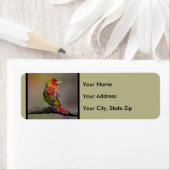Scarlet Tanager Molting - Original Foto (Insitu)