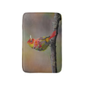 Scarlet Tanager Molting - Original Foto Badematte (Vorderseite Vertikal)