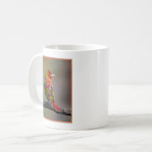 Scarlet Tanager Molting - Original Foto Kaffeetasse (Vorderseite Links)