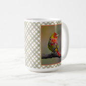 Scarlet Tanager Molting - Original Foto Kaffeetasse (VorderseiteRechts)