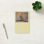 Scarlet Tanager Molting - Original Foto Post-it Klebezettel (Büro)