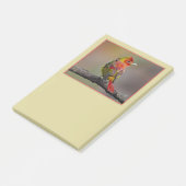 Scarlet Tanager Molting - Original Foto Post-it Klebezettel (angewinkelt)