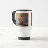 Scarlet Tanager Molting - Original Foto Reisebecher (Vorderseite Links)