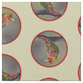 Scarlet Tanager Molting Original Foto Stoff (Nahaufnahme)