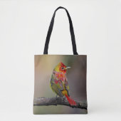 Scarlet Tanager Molting - Original Foto Tasche (Vorderseite)