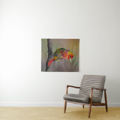 Scarlet Tanager Molting - Original Foto Wandteppich (Beispiel (Horizontal))