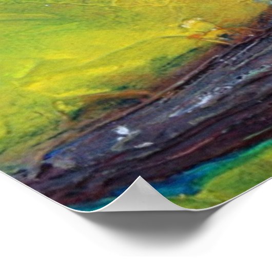 Scarlet Tanager Poster (Ecke)