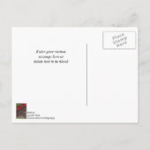 Scarlet Top Vielen Dank Postkarte (Rückseite)