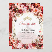 Scarlet verzaubert Blumen Gold Prinzessin Quincean Ankündigung (Vorne/Hinten)