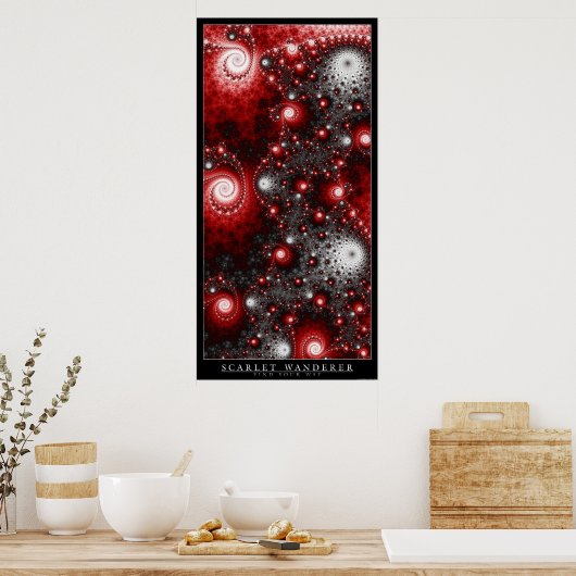 Scarlet Wanderer Poster (Küche)