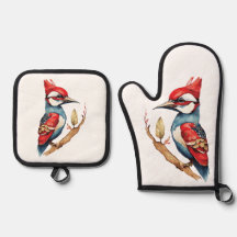 Scarlet Wappen Woodpecker