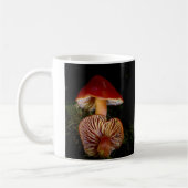Scarlet Waxcap Pilz-Tasse Kaffeetasse (Links)