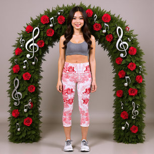Scarlet Whisky Capri Leggings